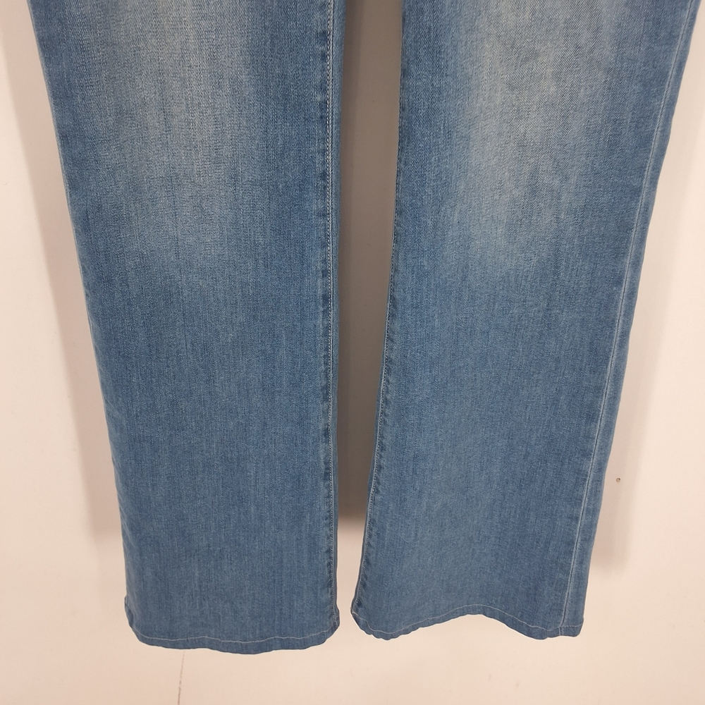 PAIGE Light Blue Flare Jeans - Picture 3 of 6